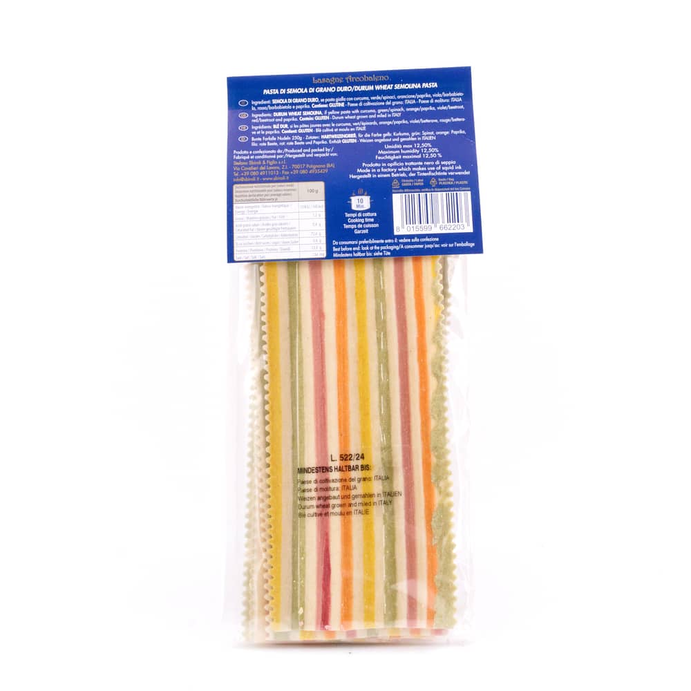 Sbiroli Lasagne arcobaleno 250 Gramm Produktbild