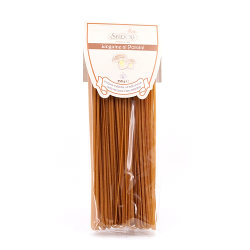 Sbiroli Linguine ai Porcini Linguine mit Steinpilzen 250 Gramm Produktbild