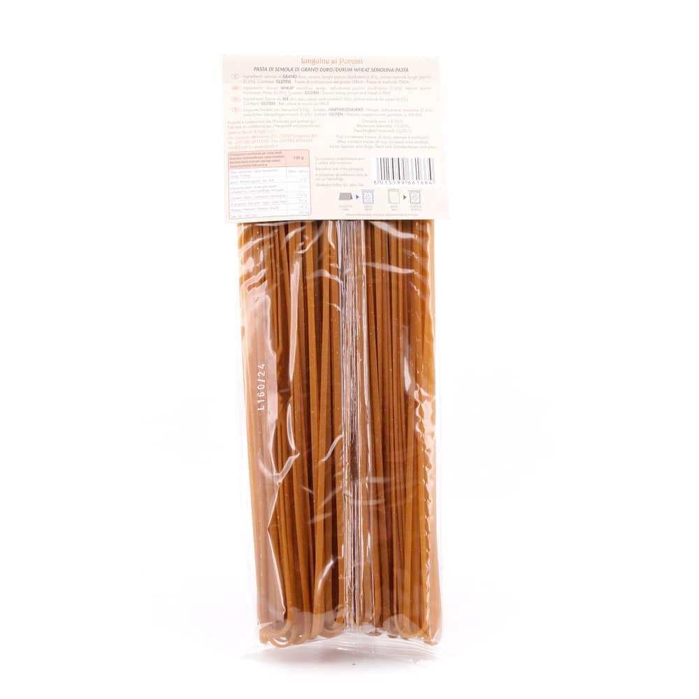 Sbiroli Linguine ai Porcini Linguine mit Steinpilzen 250 Gramm Produktbild