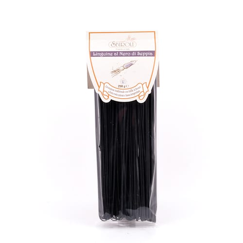 Sbiroli Linguine al Nero di Seppia Linguine mit Tintenfisch 250 Gramm Produktbild