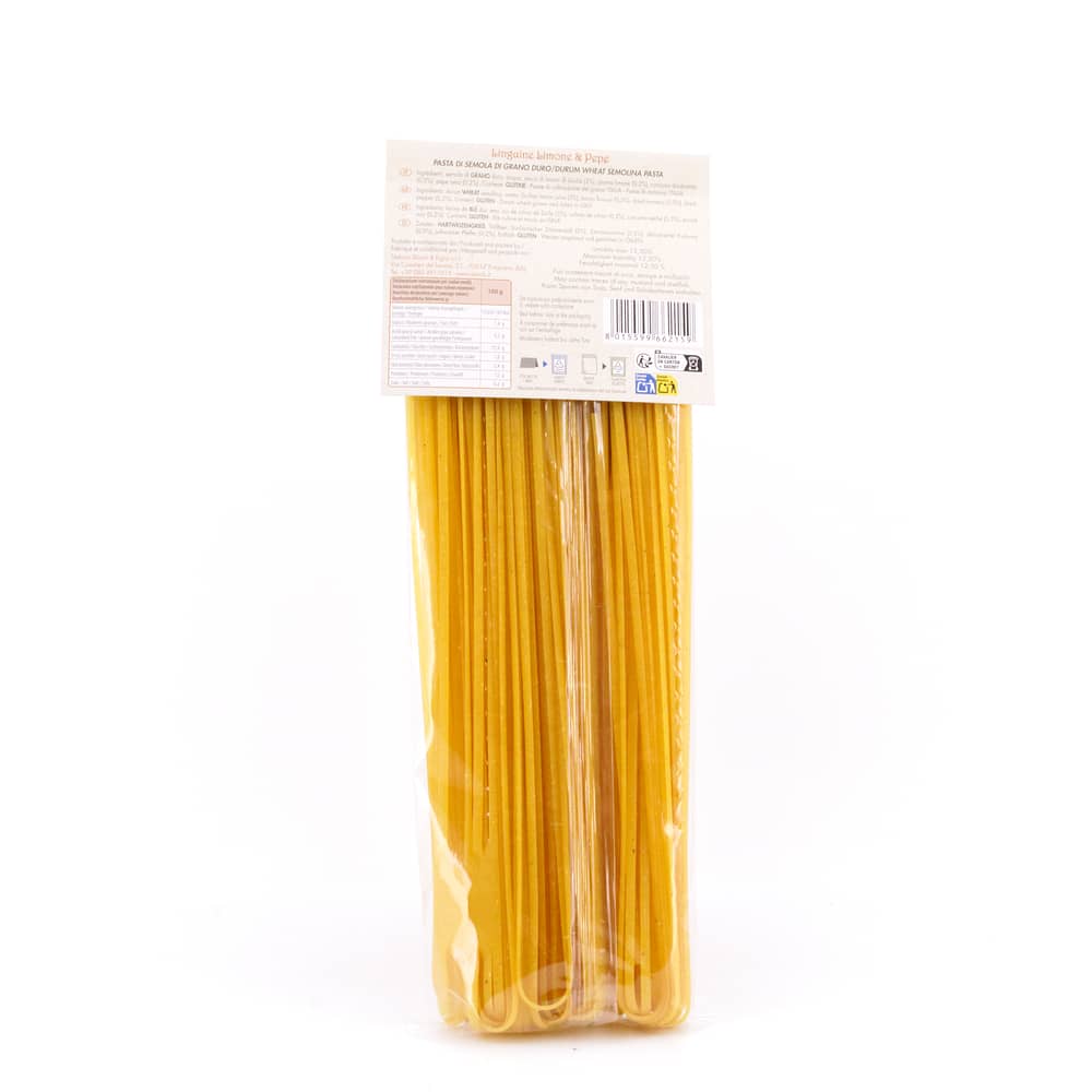 Sbiroli Linguine Limone & Pepe Linguine mit Zitrone und Pfeffer 250 Gramm Produktbild