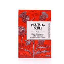 Shortbread House of Edinburgh Shortbread dark Chocolate & Orange Fingers Buttergebäck mit Schokolade und Orange Produktbild