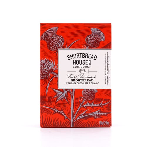 Shortbread House of Edinburgh Shortbread dark Chocolate & Orange Fingers Buttergebäck mit Schokolade und Orange 170 Gramm Produktbild