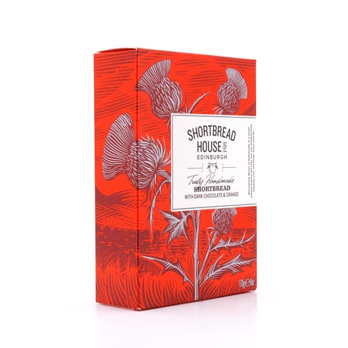 Shortbread House of Edinburgh Shortbread dark Chocolate & Orange Fingers Buttergebäck mit Schokolade und Orange 170 Gramm Produktbild