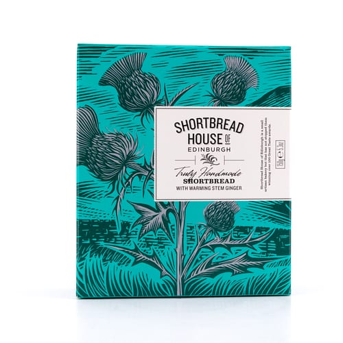 Shortbread House of Edinburgh Shortbread Stem Ginger Rounds 150 Gramm Produktbild