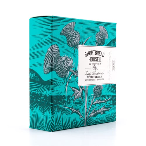 Shortbread House of Edinburgh Shortbread Stem Ginger Rounds 150 Gramm Produktbild