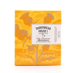 Shortbread House of Edinburgh Shortbread With Mediterranean Lemon Rounds Buttergebäck mit Zitronen Produktbild