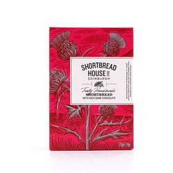 Shortbread House of Edinburgh Shortbread with rich dark Chocolate Fingers Buttergebäck mit Edelbitteschokolade Produktbild