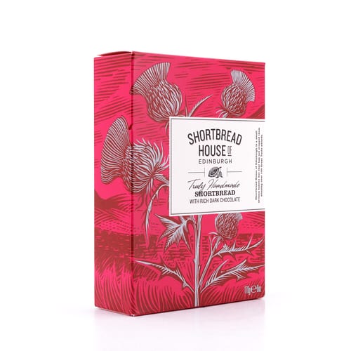 Shortbread House of Edinburgh Shortbread with rich dark Chocolate Fingers Buttergebäck mit Edelbitteschokolade 170 Gramm Produktbild