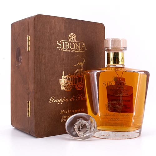 Sibona Grappa di Barolo Invecchiata Jahrgang 2010 / 2022 0,70 Liter/ 44.0% vol Produktbild