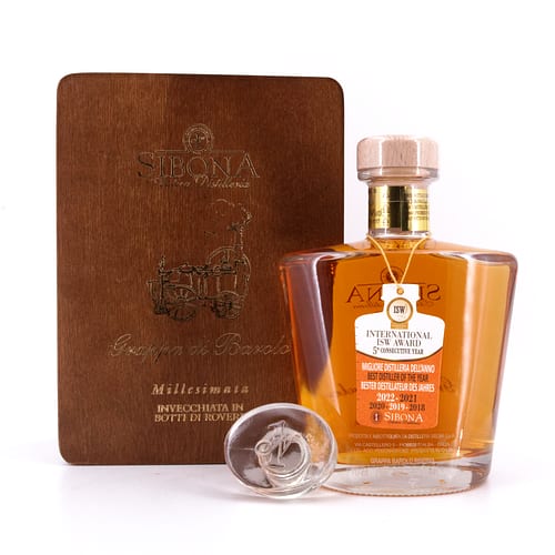 Sibona Grappa di Barolo Invecchiata Jahrgang 2010 / 2022 0,70 Liter/ 44.0% vol Produktbild