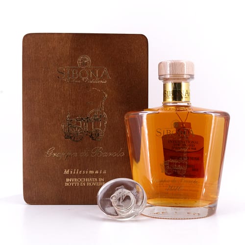 Sibona Grappa di Barolo Invecchiata Jahrgang 2010 / 2022 0,70 Liter/ 44.0% vol Produktbild