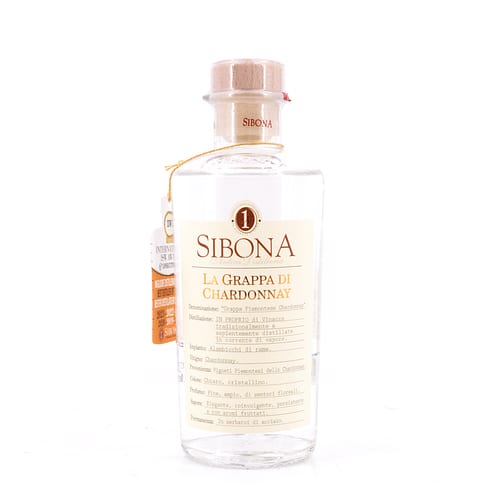 Sibona La Grappa Di Chardonnay Grappa Piemontese Chardonnay 0,50 Liter/ 40.0% vol Produktbild