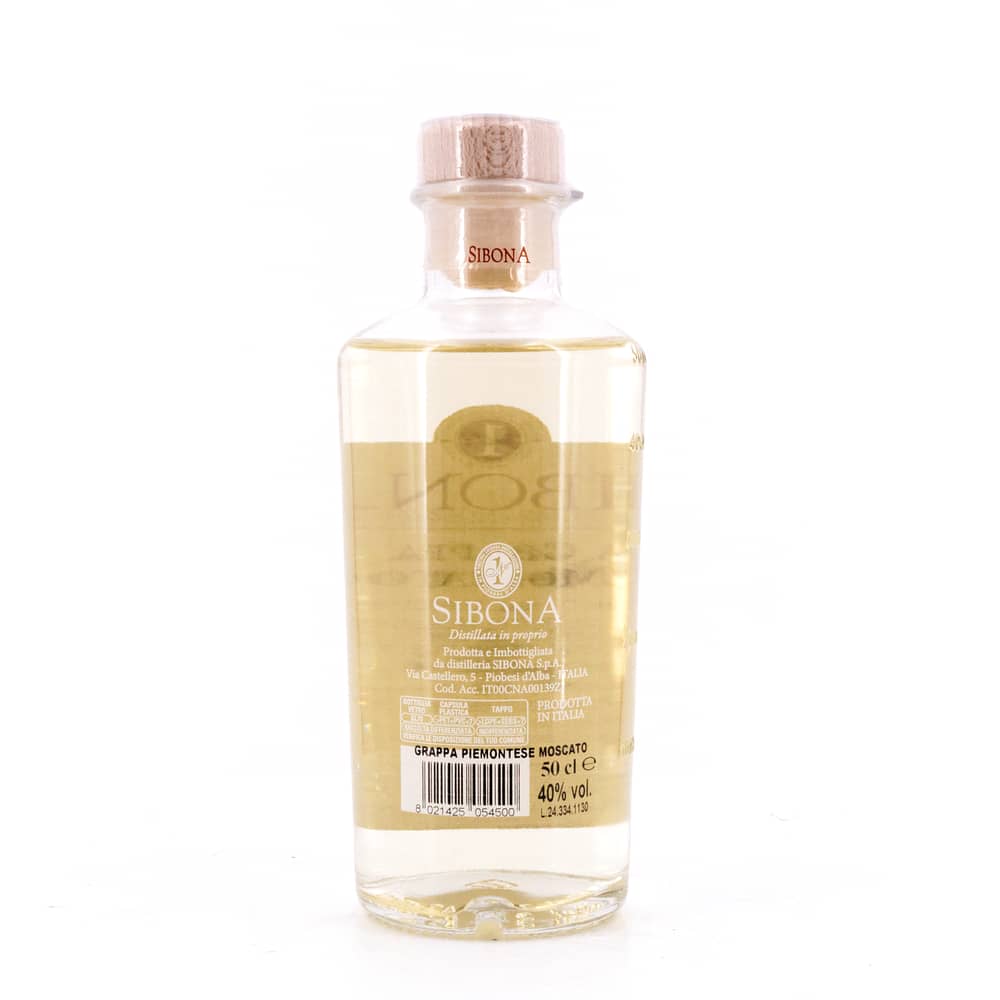 Sibona La Grappa Di Moscato 0,50 Liter/ 40.0% vol Produktbild