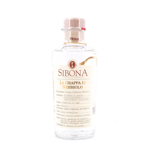 Sibona La Grappa Di Nebbiolo 0,50 Liter/ 40.0% vol Produktbild