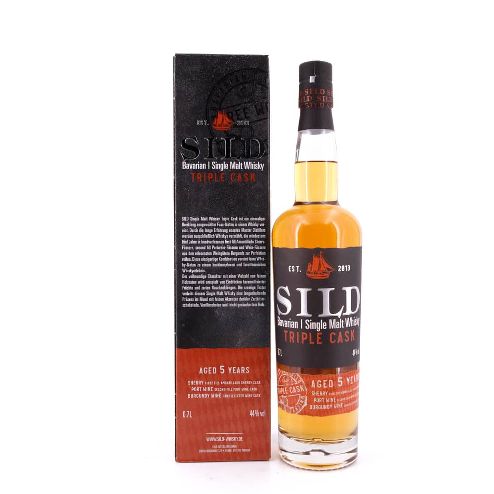 Sild Bavarian Single Malt Whisky Triple Cask 5 Jahre 0,70 Liter/ 44.0% vol Produktbild