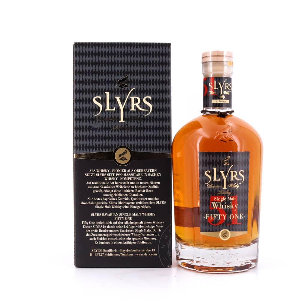 Slyrs 51 FIFTY ONE 0,70 Liter/ 51.0% vol Produktbild