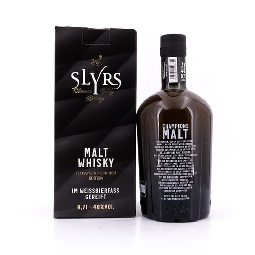 Slyrs Champions Malt FCB Edition 0,70 Liter/ 40.0% vol Produktbild
