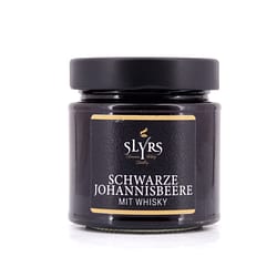 Slyrs Fruchtaufstrich Schwarze Johannisbeere mit Whisky Produktbild
