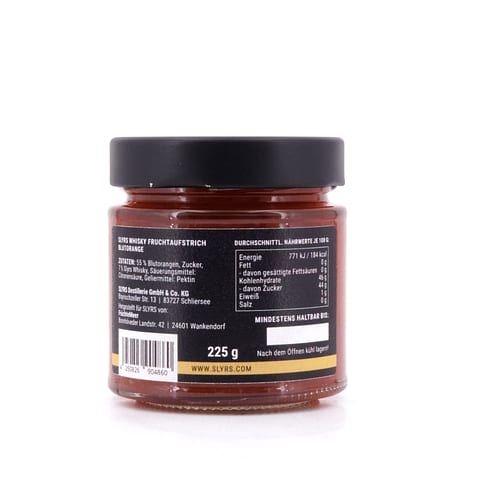 Slyrs Marmelade Blutorange mit Whisky 225 Gramm/ 7.0% vol Produktbild