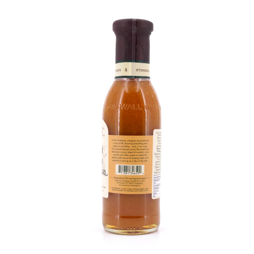 Stonewall Kitchen Curried Mango Grille Sauce 0,330 Liter Produktbild