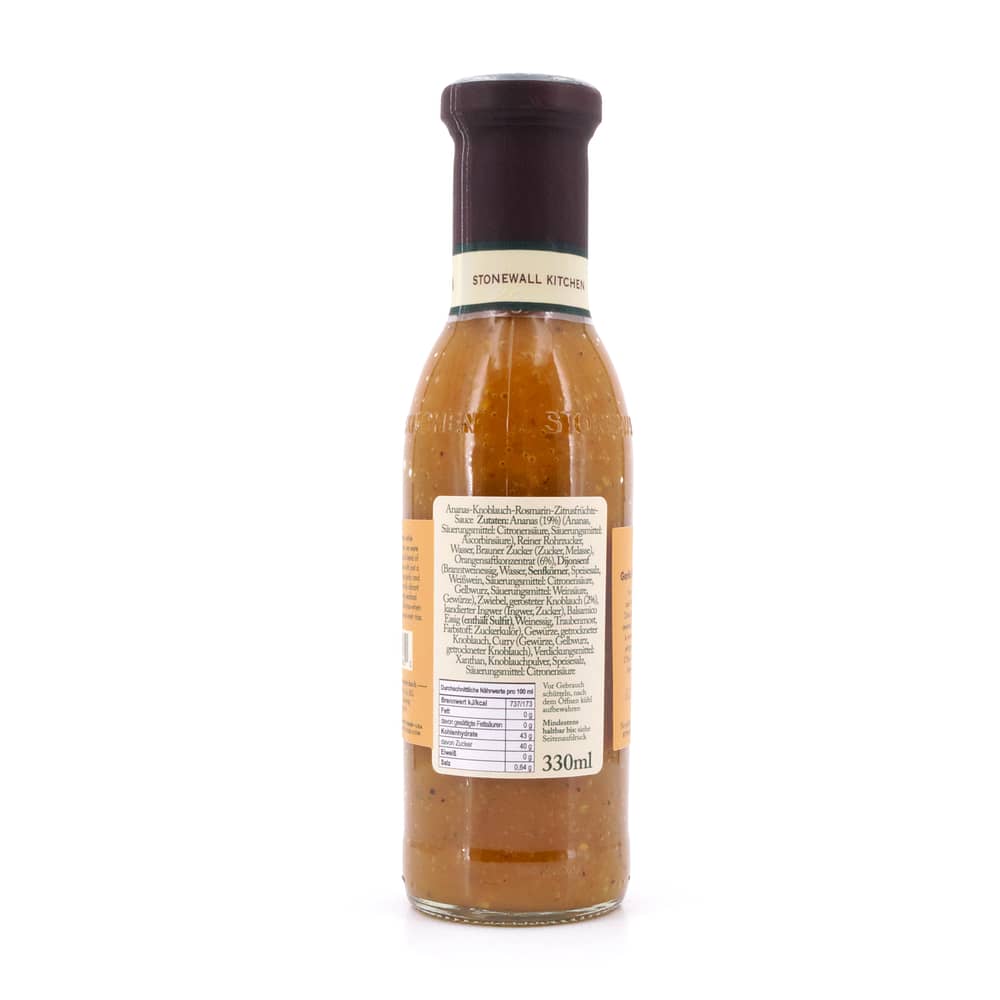 Stonewall Kitchen Garlic Rosemary Citrus Sauce 0,330 Liter Produktbild