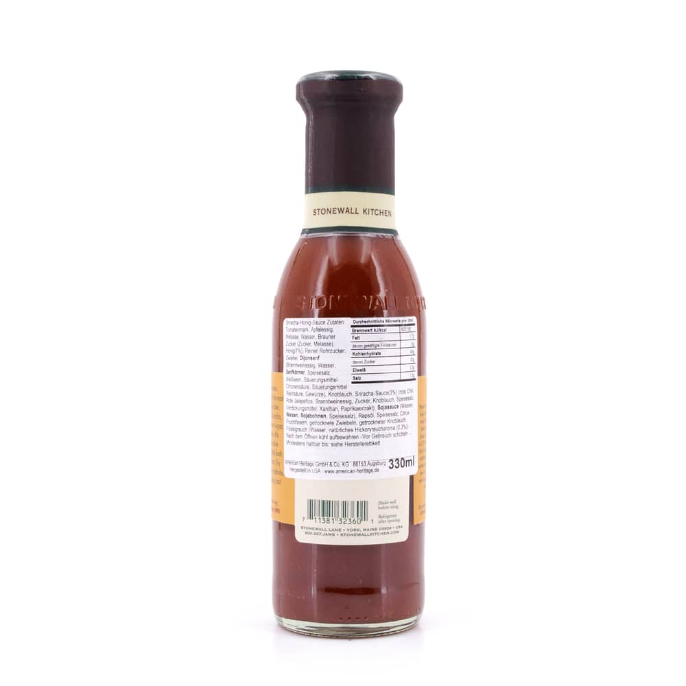 Stonewall Kitchen Honey Sriracha Barbecue Sauce 0,330 Liter Produktbild