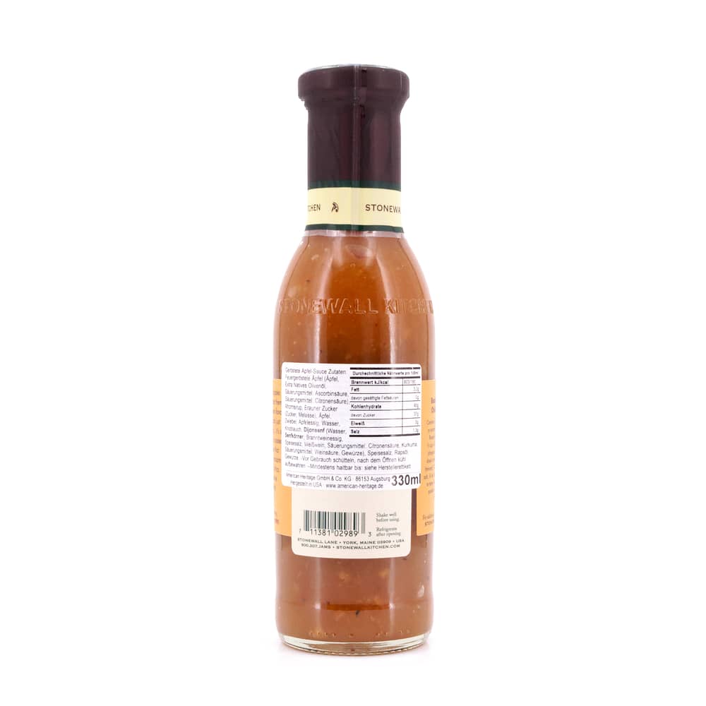 Stonewall Kitchen Roasted Apple Grille Sauce 0,330 Liter Produktbild