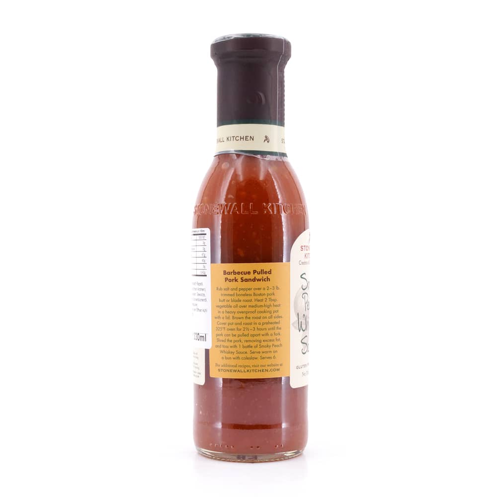 Stonewall Kitchen Smoky Peach Whiskey Sauce 0,333 Liter Produktbild