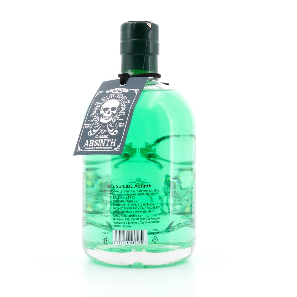 Suicide Absinth Classic 0,50 Liter/ 70.0% vol Produktbild
