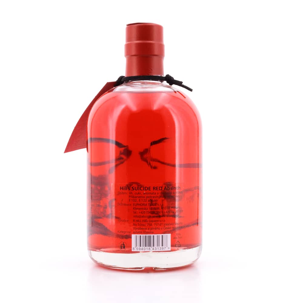 Suicide Absinth Red Chilli 0,50 Liter/ 70.0% vol Produktbild