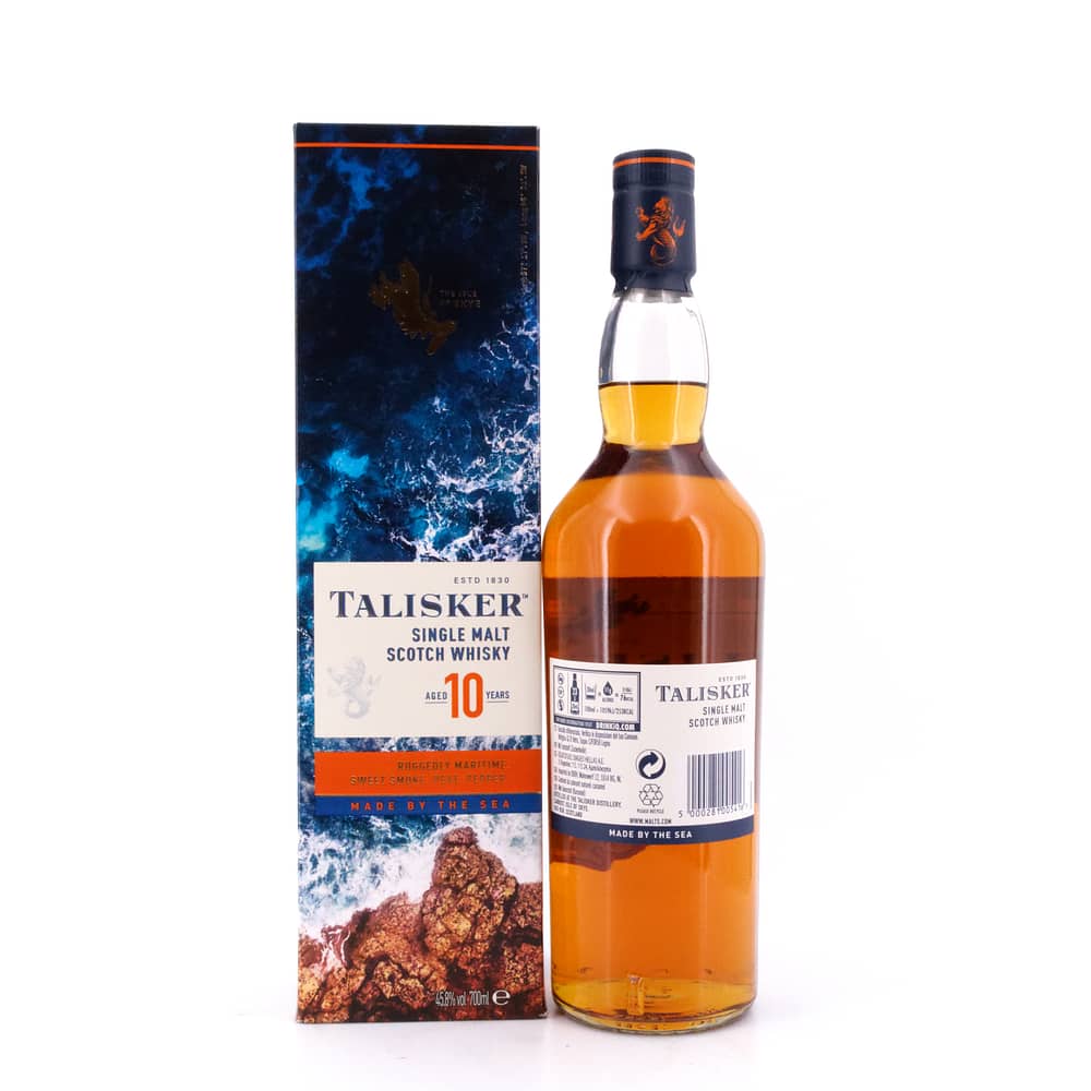 Talisker 10 Jahre 0,70 Liter/ 45.8% vol Produktbild