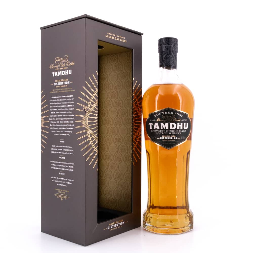 Tamdhu Quercus Alba Distinction Special Sherry Oak Casks Edition 0,70 Liter/ 48.0% vol Produktbild