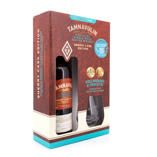 Tamnavulin Sherry Cask Edition Geschenkset inkl. Glas 0,70 Liter/ 40.0% vol Produktbild