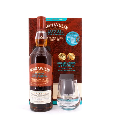 Tamnavulin Sherry Cask Edition Geschenkset inkl. Glas 0,70 Liter/ 40.0% vol Produktbild