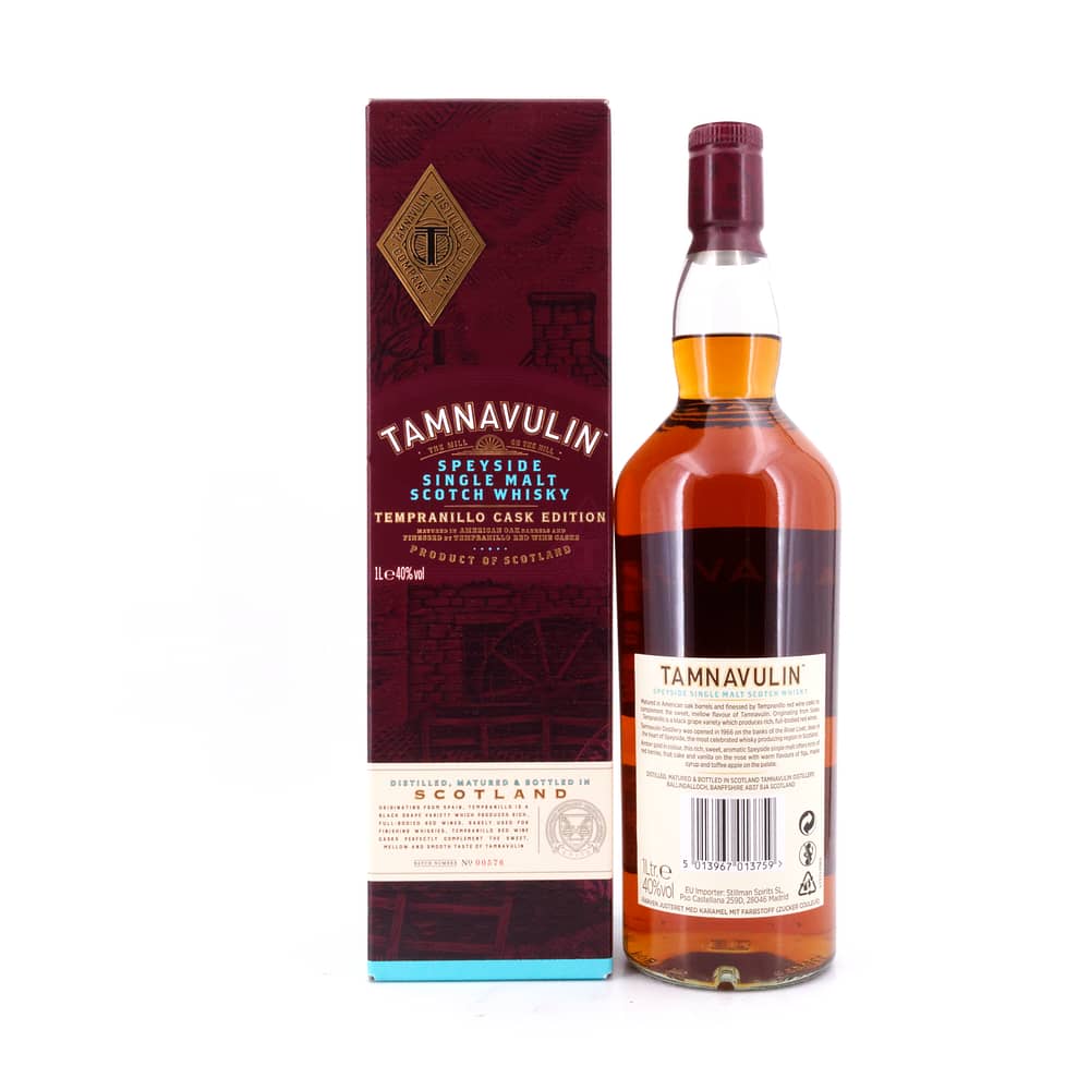 Tamnavulin Tempranillo Cask Edition Literflasche 1 Liter/ 40.0% vol Produktbild
