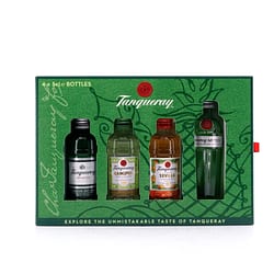 Tanqueray Explore The Unmistakable Taste Of Tanqueray Set beinhaltet 4 Stück je 0,05l Produktbild