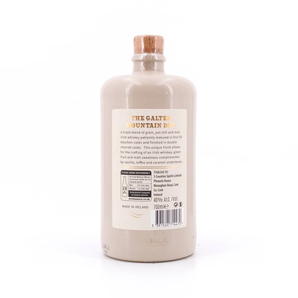 The Galtee Mountain Boy Irish Whiskey im Tonkrug 0,70 Liter/ 40.0% vol Produktbild