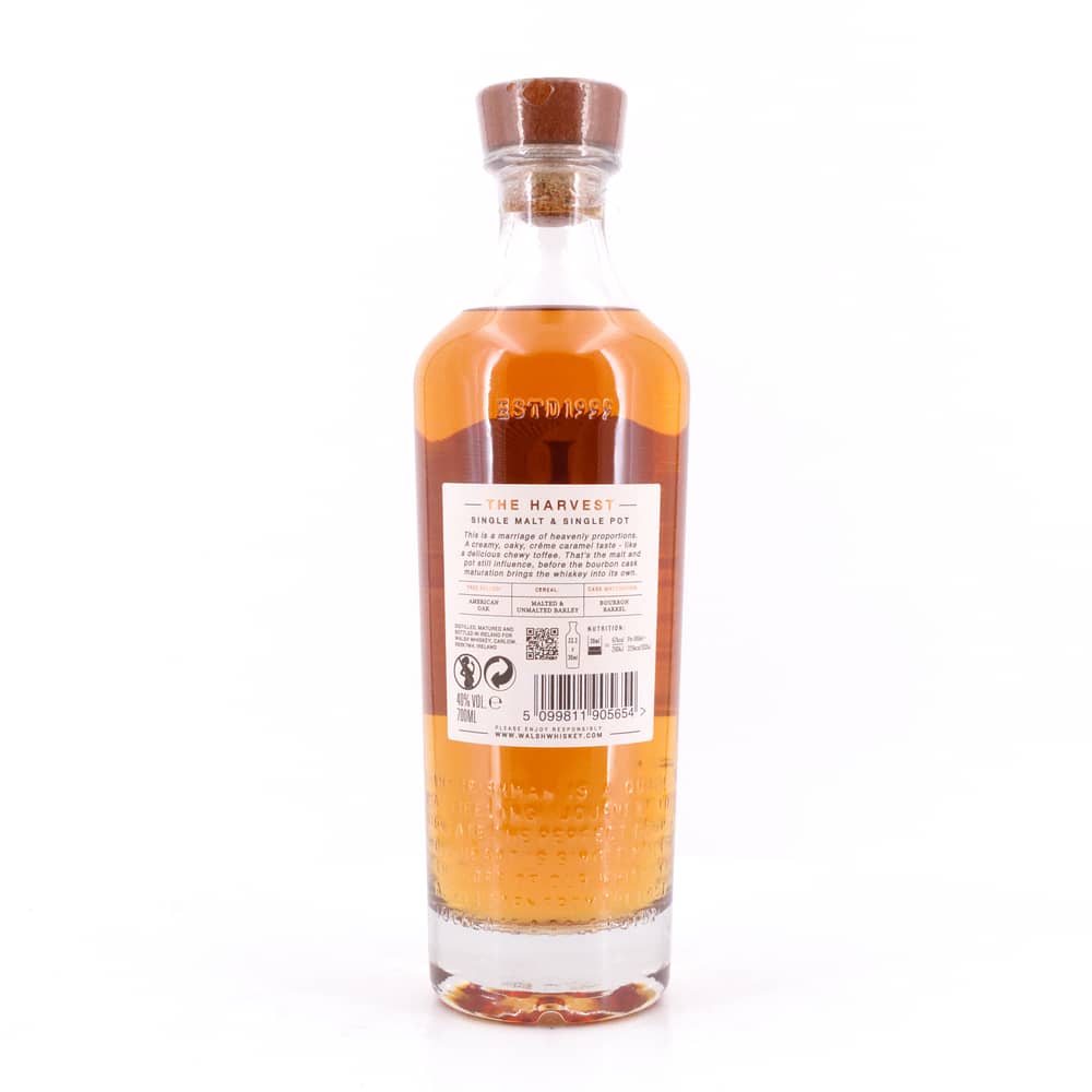 The Irishman The Harvest Single Malt 0,70 Liter/ 40.0% vol Produktbild