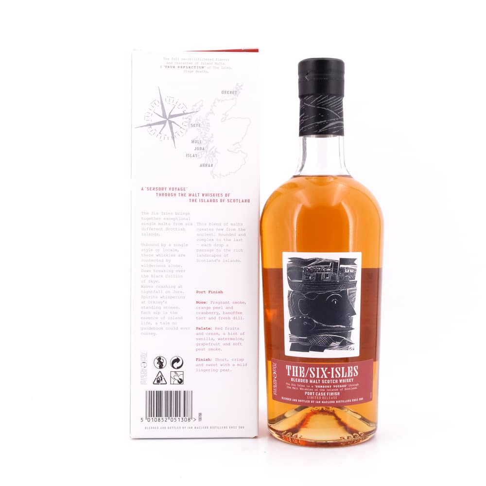 The Six Isles Port Cask Finish 0,70 Liter/ 48.0% vol Produktbild