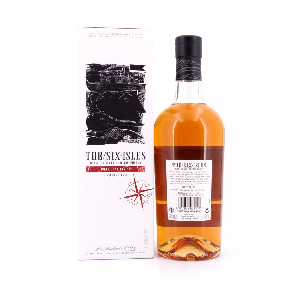 The Six Isles Port Cask Finish 0,70 Liter/ 48.0% vol Produktbild