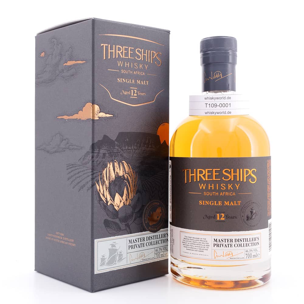 Three Ships South Afrika Single Malt 12 Jahre 0,70 Liter/ 46.3% vol Produktbild