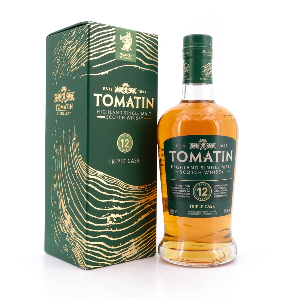 Tomatin 12 Jahre Triple Cask 0,70 Liter/ 43.0% vol Produktbild