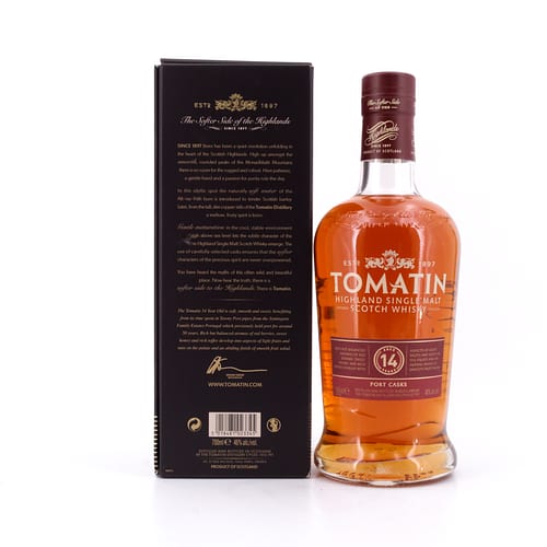 Tomatin 14 Jahre Port Cask 0,70 Liter/ 46.0% vol Produktbild