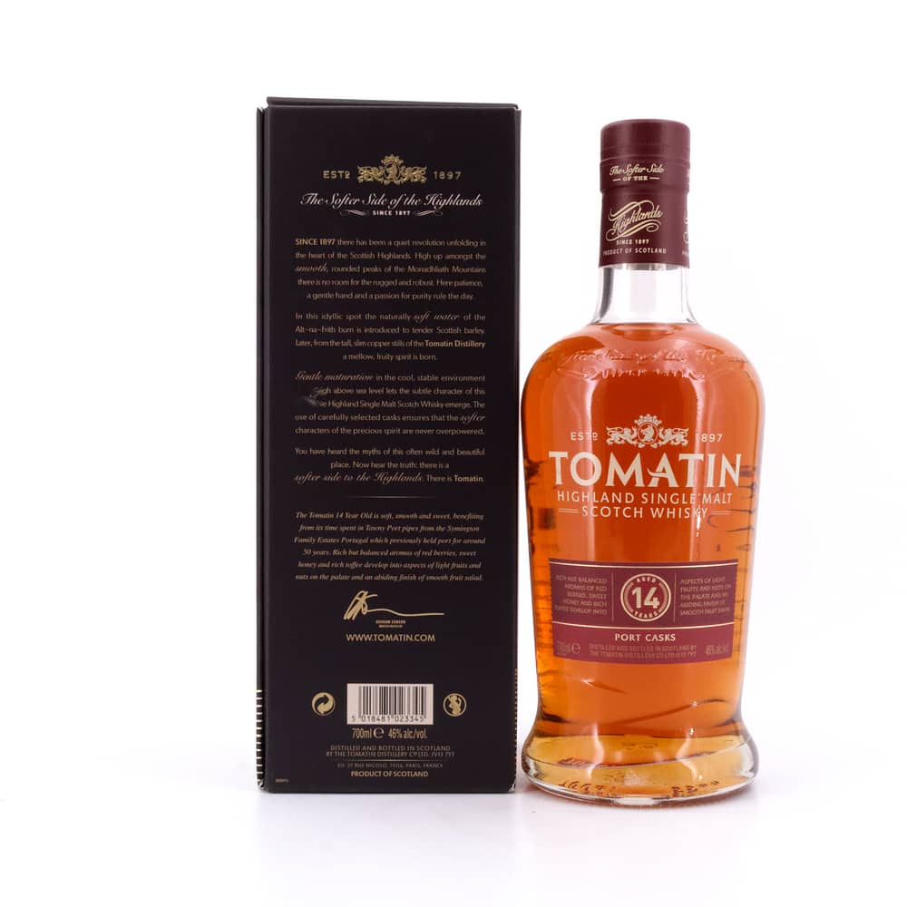Tomatin 14 Jahre Port Cask 0,70 Liter/ 46.0% vol Produktbild
