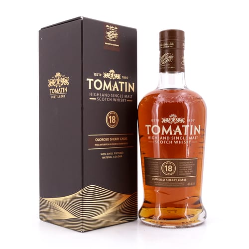 Tomatin 18 Jahre finish in Oloroso Sherry Butts 0,70 Liter/ 46.0% vol Produktbild