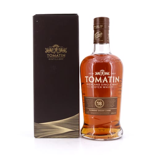 Tomatin 18 Jahre finish in Oloroso Sherry Butts 0,70 Liter/ 46.0% vol Produktbild