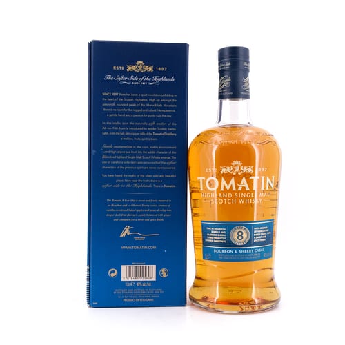 Tomatin 8 Jahre Bourbon & Oloroso Sherry Casks Literflasche 1 Liter/ 40.0% vol Produktbild