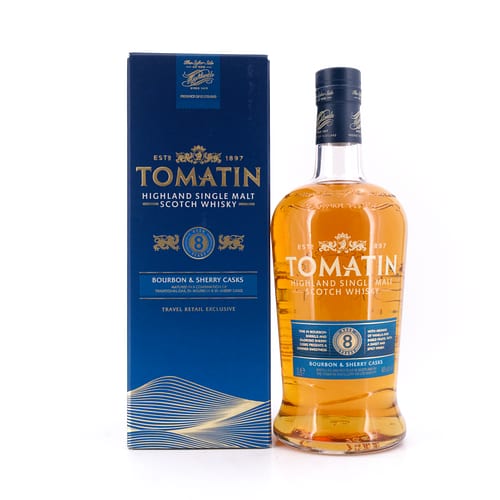 Tomatin 8 Jahre Bourbon & Oloroso Sherry Casks Literflasche 1 Liter/ 40.0% vol Produktbild