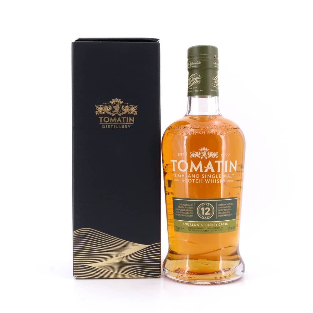 Tomatin Bourbon & Sherry Casks 12 Jahre 0,70 Liter/ 43.0% vol Produktbild